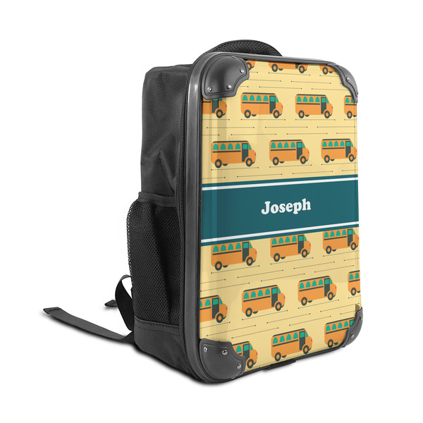 School Bus 15" Backpack - ANGLE VIEW