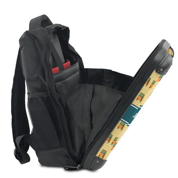 School Bus 15" Backpack - SIDE OPEN