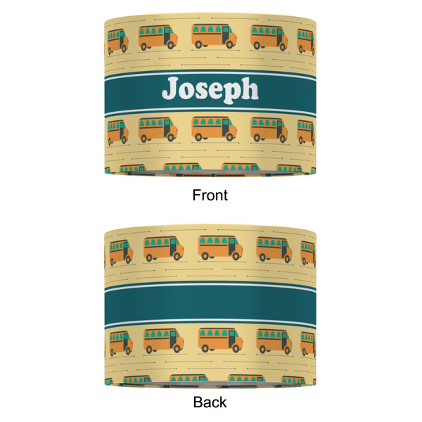 School Bus 16" Drum Lampshade - APPROVAL (Fabric)