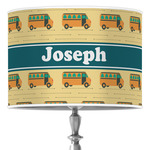School Bus 16" Drum Lamp Shade - Poly-film (Personalized)