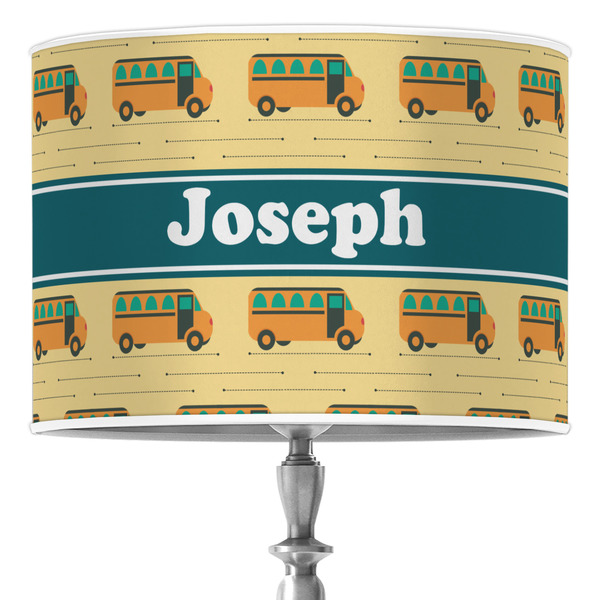Custom School Bus Drum Lamp Shade (Personalized)