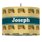 School Bus Drum Pendant Lamp (Personalized)