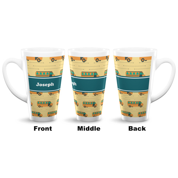 School Bus 16 Oz Latte Mug - Approval