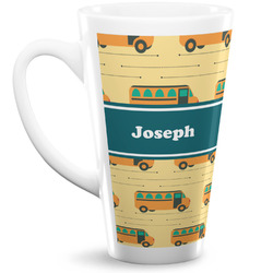 School Bus 16 Oz Latte Mug (Personalized)