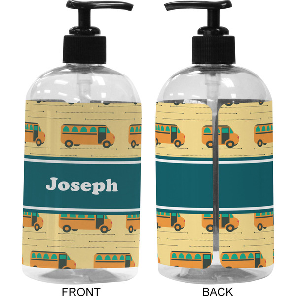 School Bus 16 oz Plastic Liquid Dispenser (Approval)