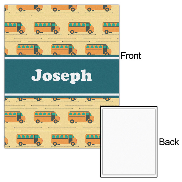 School Bus 16x20 - Matte Poster - Front & Back