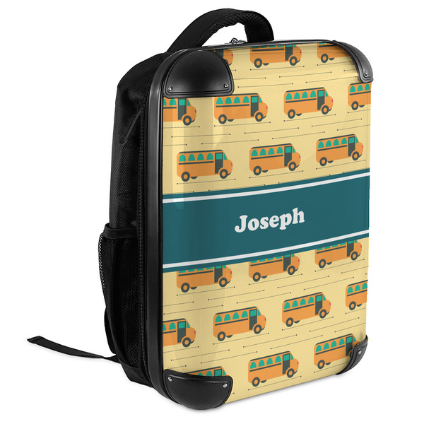 School Bus 18" Hard Shell Backpacks - ANGLED VIEW
