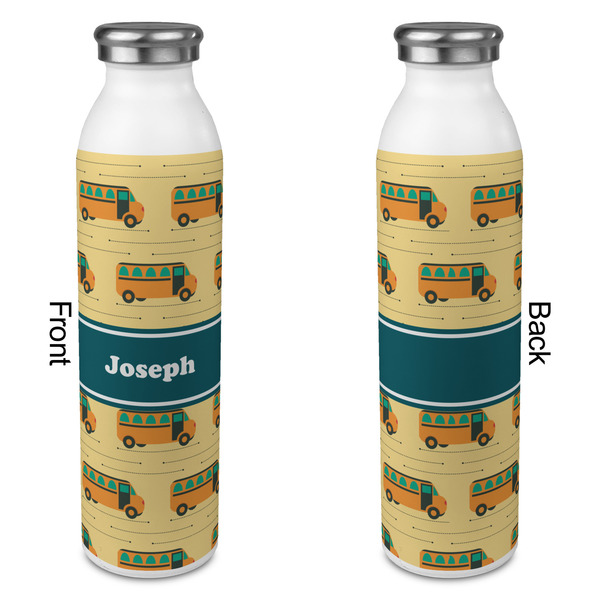 School Bus 20oz Water Bottles - Full Print - Approval