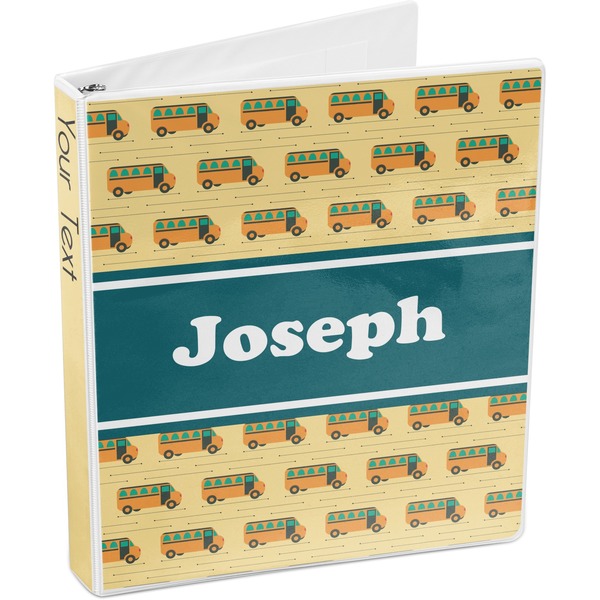 School Bus 3-Ring Binder 3/4 - Main