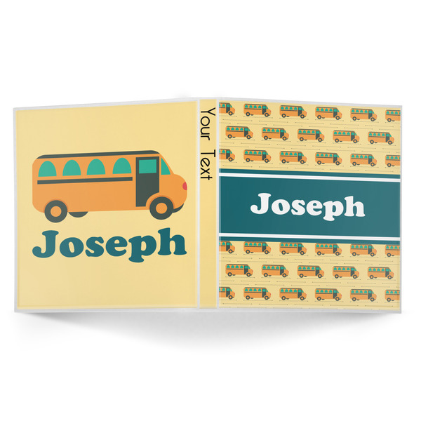 School Bus 3-Ring Binder Approval- 1in