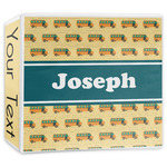 School Bus 3-Ring Binder - 3 inch (Personalized)