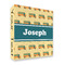 School Bus 3 Ring Binder - Full Wrap - 2" (Personalized)