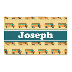 School Bus 3' x 5' Indoor Area Rug (Personalized)