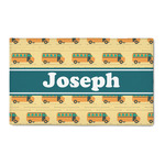 School Bus 3' x 5' Patio Rug (Personalized)