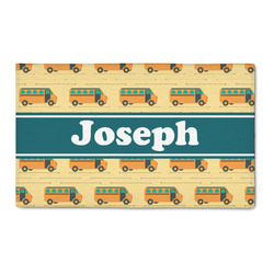 School Bus 3' x 5' Patio Rug (Personalized)
