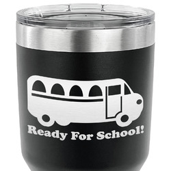 School Bus 30 oz Stainless Steel Tumbler (Personalized)