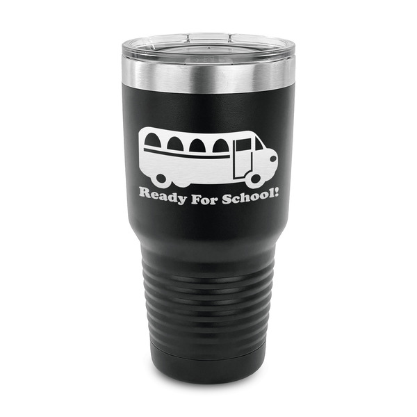 Custom School Bus 30 oz Stainless Steel Tumbler (Personalized)