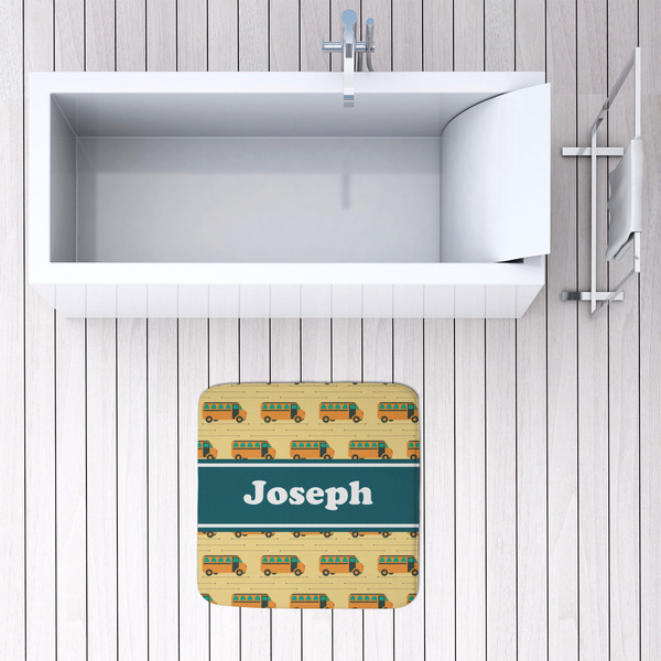 School Bus 48x48 Foam Memory Mat - LIFESTYLE