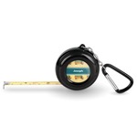 School Bus Pocket Tape Measure - 6 Ft w/ Carabiner Clip (Personalized)