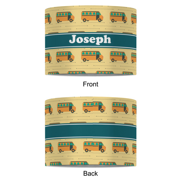 School Bus 8" Drum Lampshade - APPROVAL (Fabric)