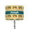 School Bus 8" Drum Lamp Shade - Fabric (Personalized)