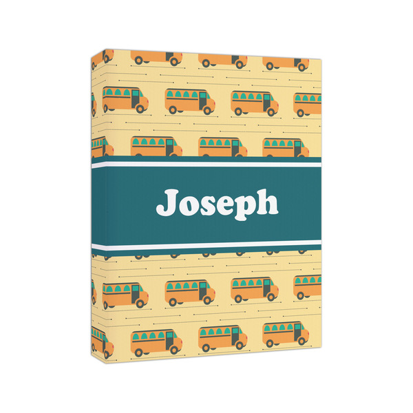 School Bus 8x10 - Canvas Print - Angled View