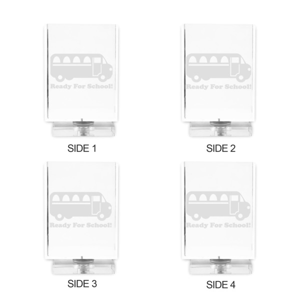 School Bus Acrylic Pencil Holder - APPROVAL