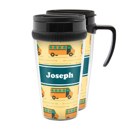 School Bus Acrylic Travel Mug (Personalized)