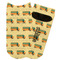 School Bus Adult Ankle Socks - Single Pair - Front and Back
