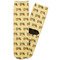 School Bus Adult Crew Socks - Single Pair - Front and Back
