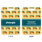 School Bus Aluminum Luggage Tag (Front + Back)