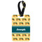 School Bus Metal Luggage Tag w/ Name or Text