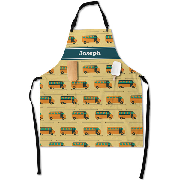 Custom School Bus Apron With Pockets w/ Name or Text
