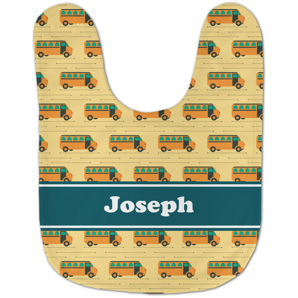 School Bus Baby Bib - AFT flat
