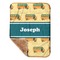School Bus Sherpa Baby Blanket - 30" x 40" w/ Name or Text