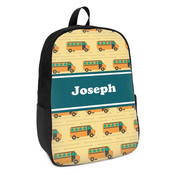 Custom School Bus Kids Backpack (Personalized)