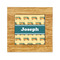 School Bus Bamboo Trivet with 6" Tile - FRONT