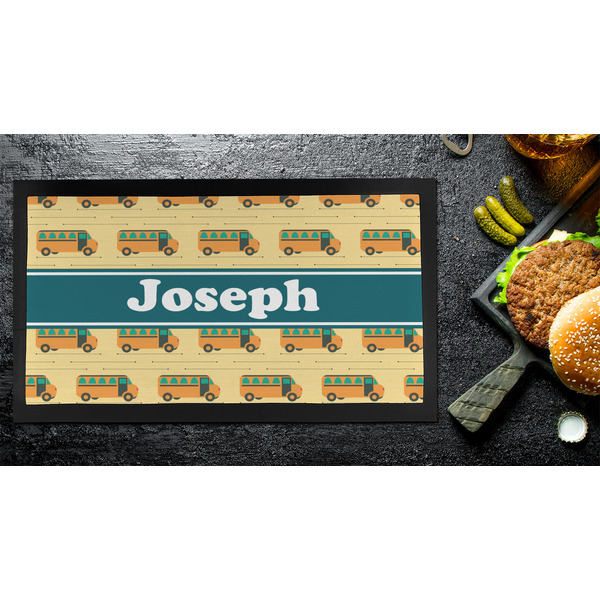 School Bus Bar Mat - Small - LIFESTYLE