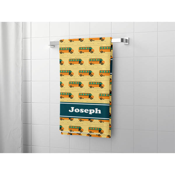 School Bus Bath Towel - LIFESTYLE