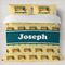 School Bus Duvet Cover Set - King (Personalized)