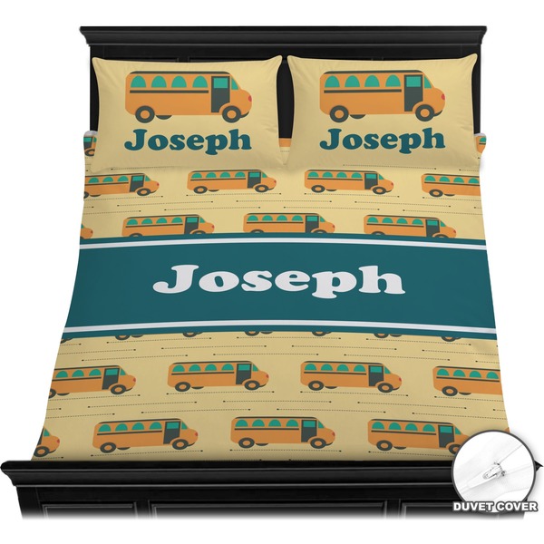 School Bus Bedding Set (Queen) - Duvet