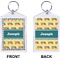 School Bus Bling Keychain (Front + Back)