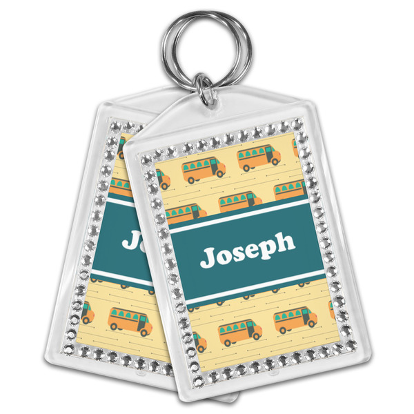 School Bus Bling Keychain - MAIN