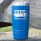 School Bus 20 oz Stainless Steel Tumbler - Royal Blue - Single Sided (Personalized)