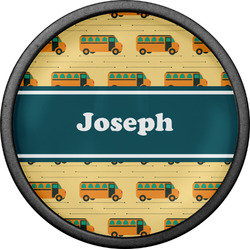 School Bus Cabinet Knob (Black) (Personalized)
