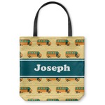 School Bus Canvas Tote Bag (Personalized)
