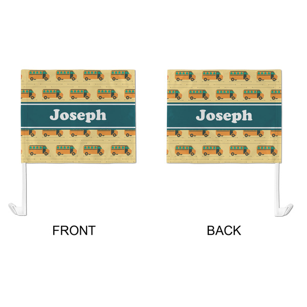 School Bus Car Flag - Large - APPROVAL