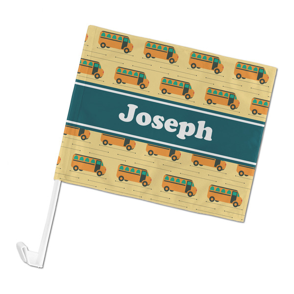 Custom School Bus Car Flag - Large (Personalized)