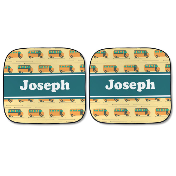 School Bus Car Sun Shades - FRONT