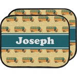 School Bus Car Floor Mats (Back Seat) (Personalized)